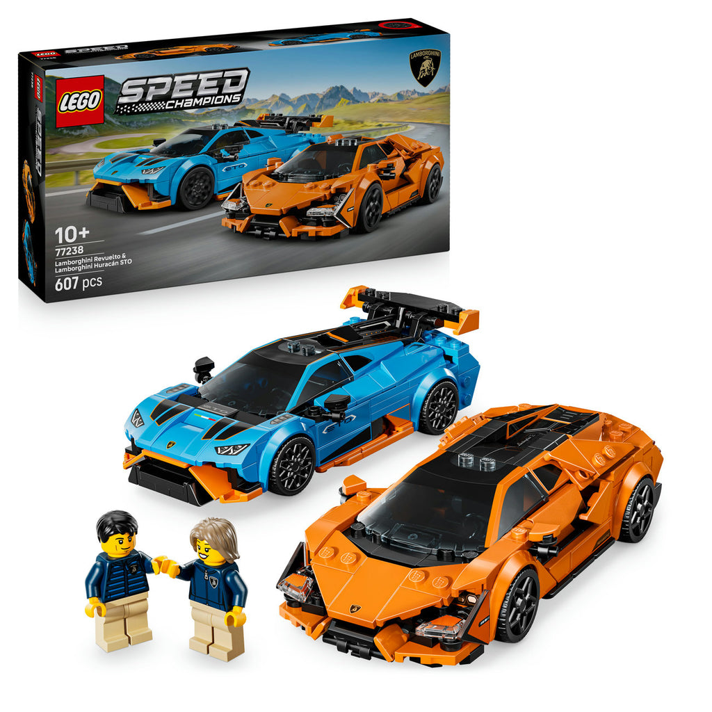 LEGO Speed Champions 77238 Lamborghini Revuelto et Huracán STO