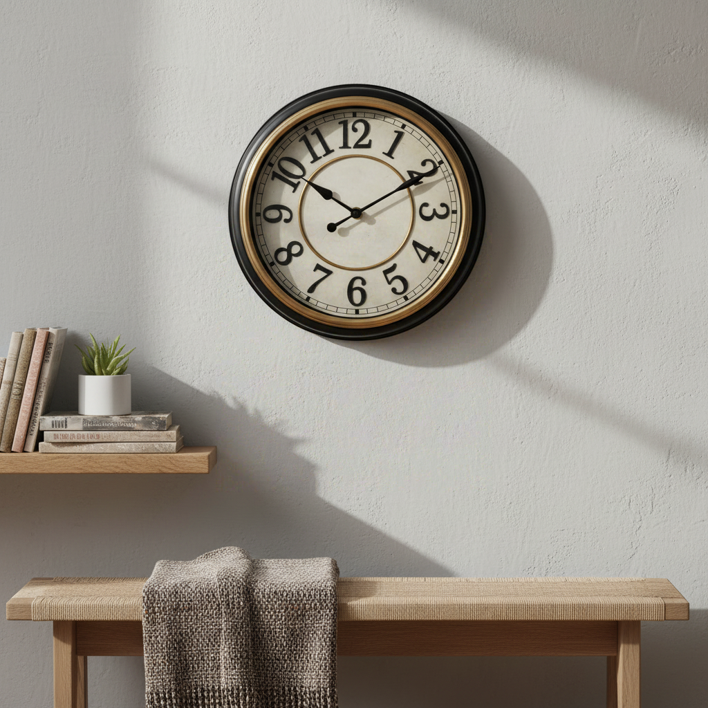 Atmosphera Horloge Nell diam. 29,2 cm plastique
