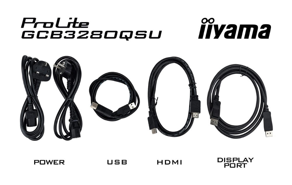 iiyama G-MASTER GCB3280QSU-B2 Moniteur d’ordinateur, 80 cm (31,5 po), 2560 x 1440 pixels, Dual QHD, LED, Noir
