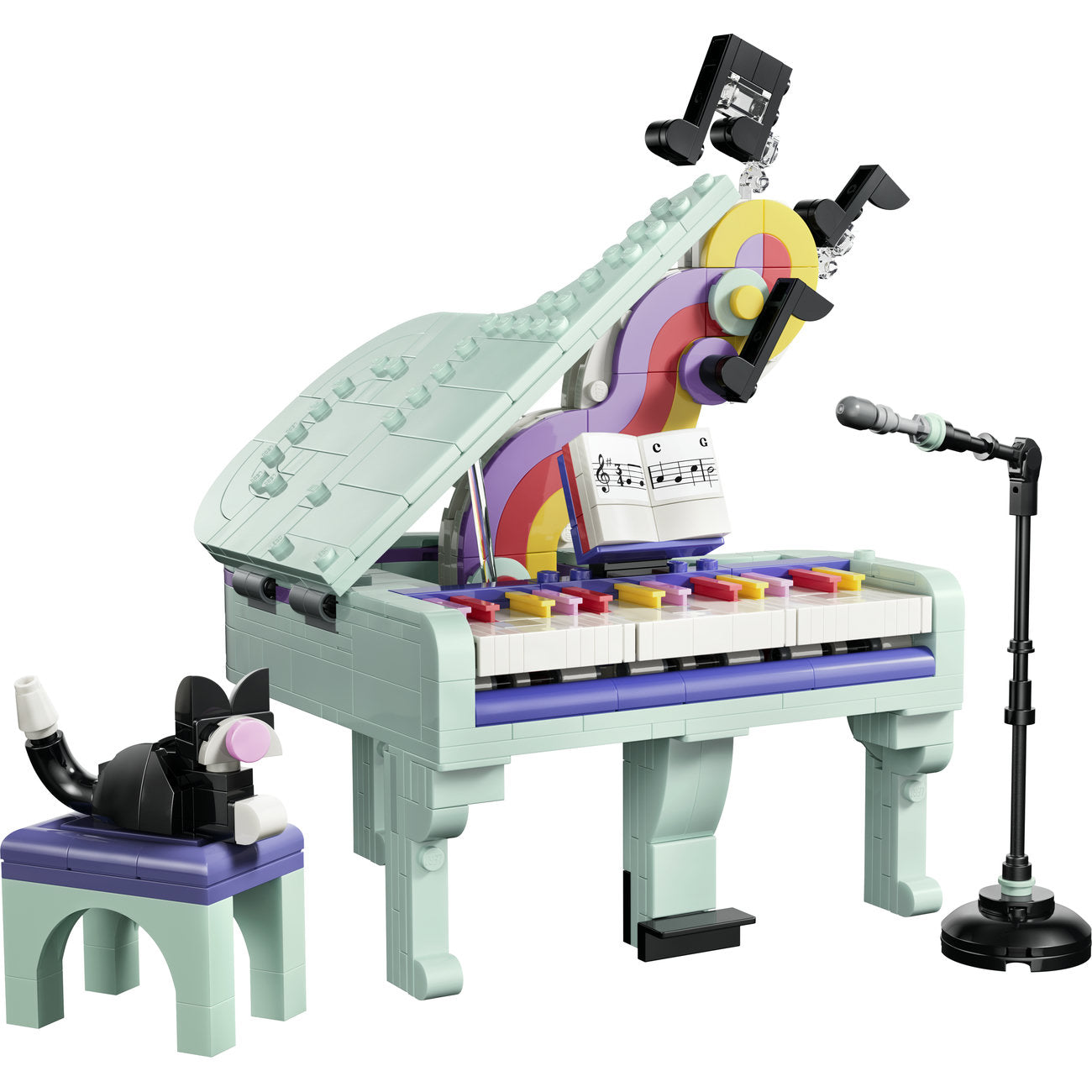 LEGO Creator 3-en-1 Ensemble de Construction Décoration Musicale Piano et Chat 31392