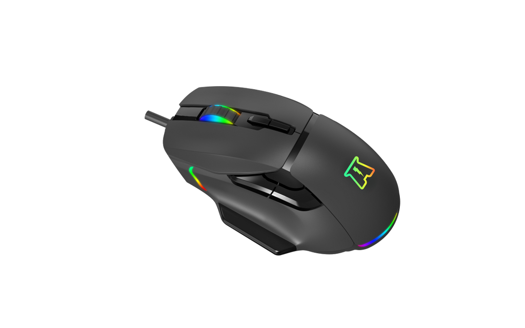 Akuma souris gaming otaku m05 12800 dpi rgb programmable noir