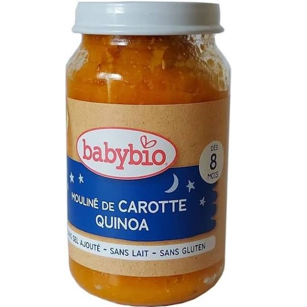 BABYBIO Pot b.nuit carotte quinoa 2X200G