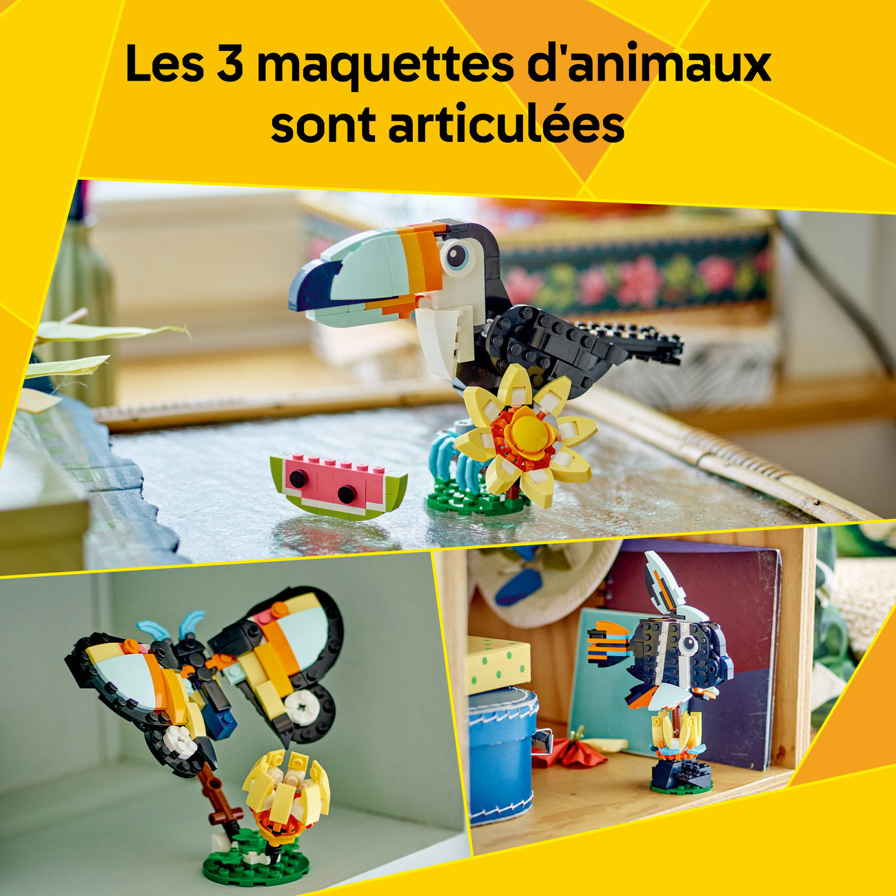 LEGO Creator 31173 Animaux sauvages : le toucan tropical