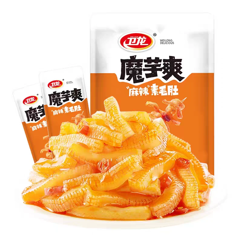 Wei Long Snack Épicé au Konjac 252 g (Contient Environ 28 Sachets)