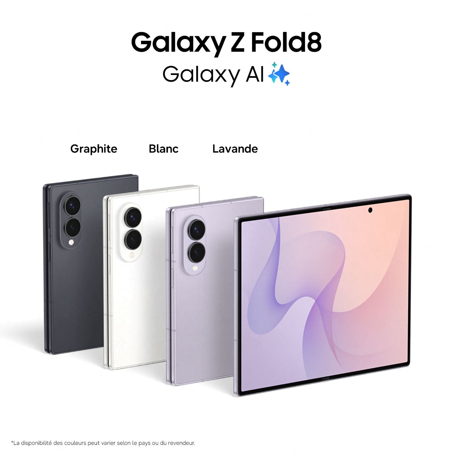 Galaxy Z Fold 8 Lavande 256 Go