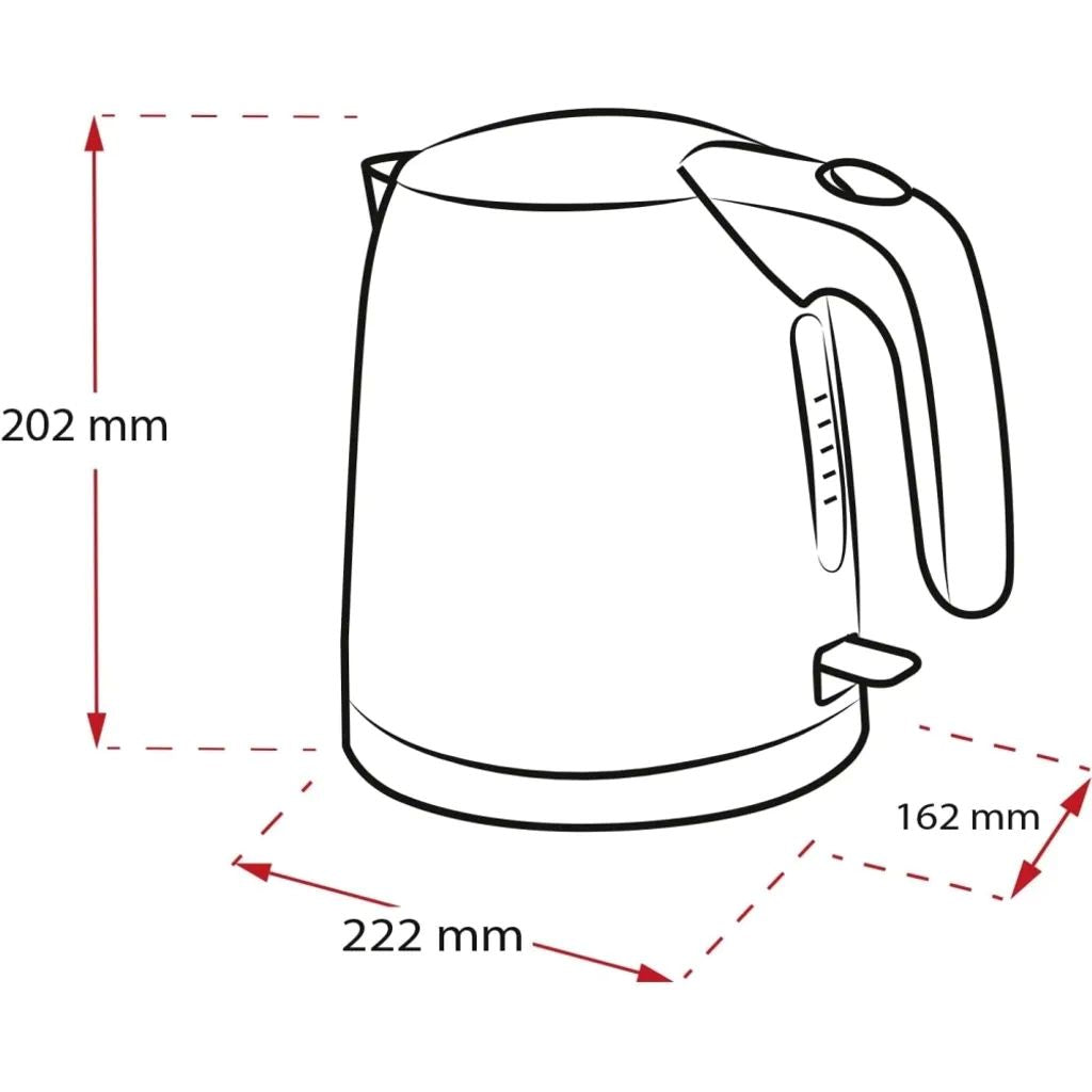 Melitta Bouilloire Prime Aqua Mini 213009 1l acier inoxydable