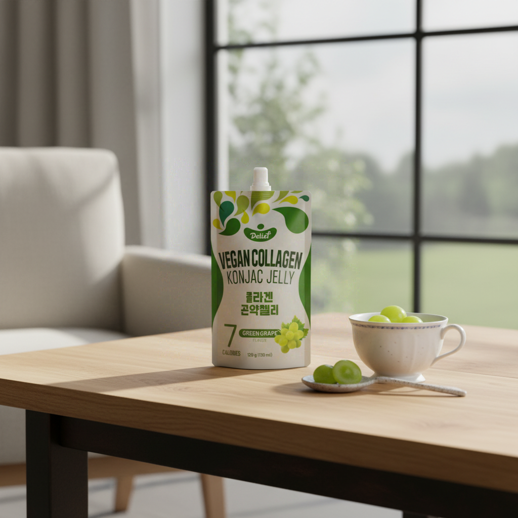 Delief Gelée de konjac au raisin vert vegan - 120 g