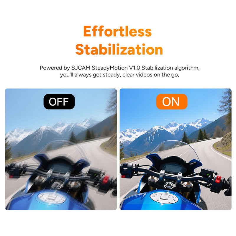 SJCAM C400 Caméra d’action de poche Vidéo 4K Stabilisation gyroscopique 6 axes Écran tactile 1,3 po Compacte 6,8 x 3,2 x 2,6 cm Portable Autonomie 172 min Étanche 30 m avec caisson