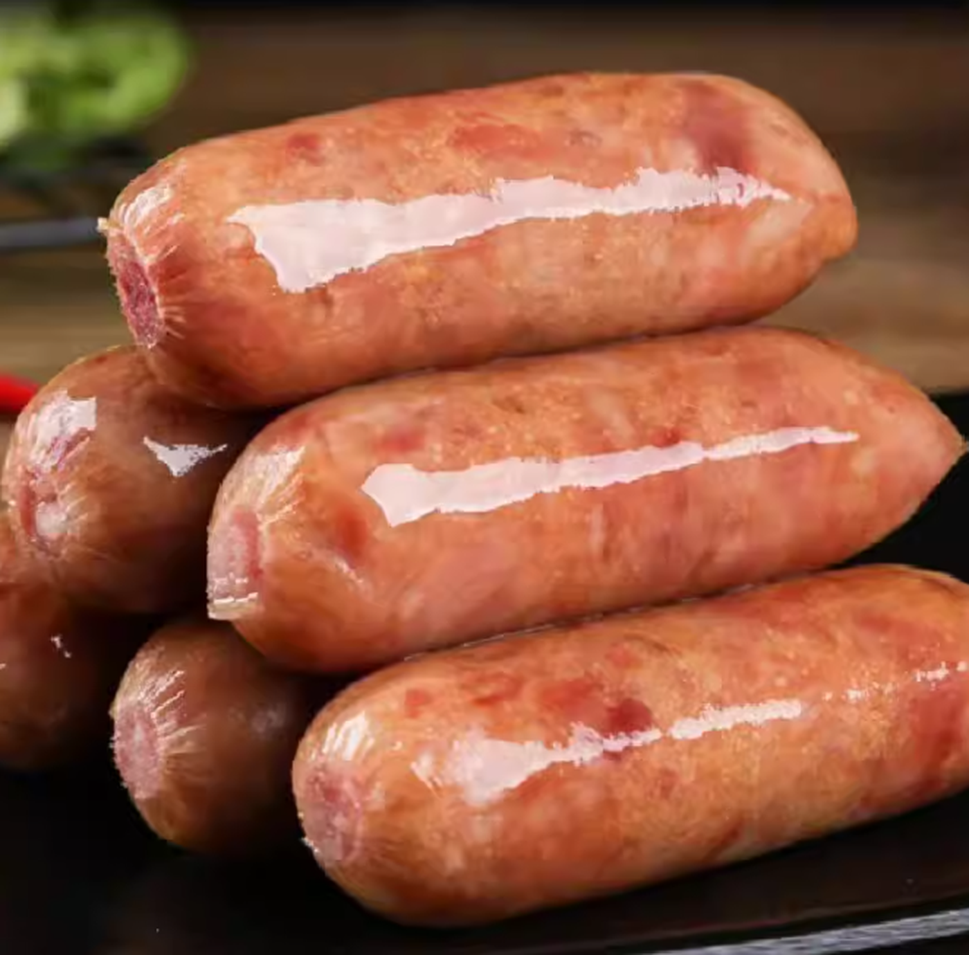 FRESHASIA Saucisse de porc rôti de Taïwan, saveur originale, 300 g