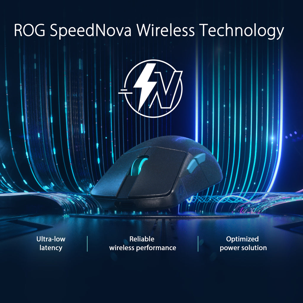 ASUS ROG Harp Ace Aim Lab Edition Souris Gaming Sans Fil - 36000 DPI, 5 Boutons - Noir
