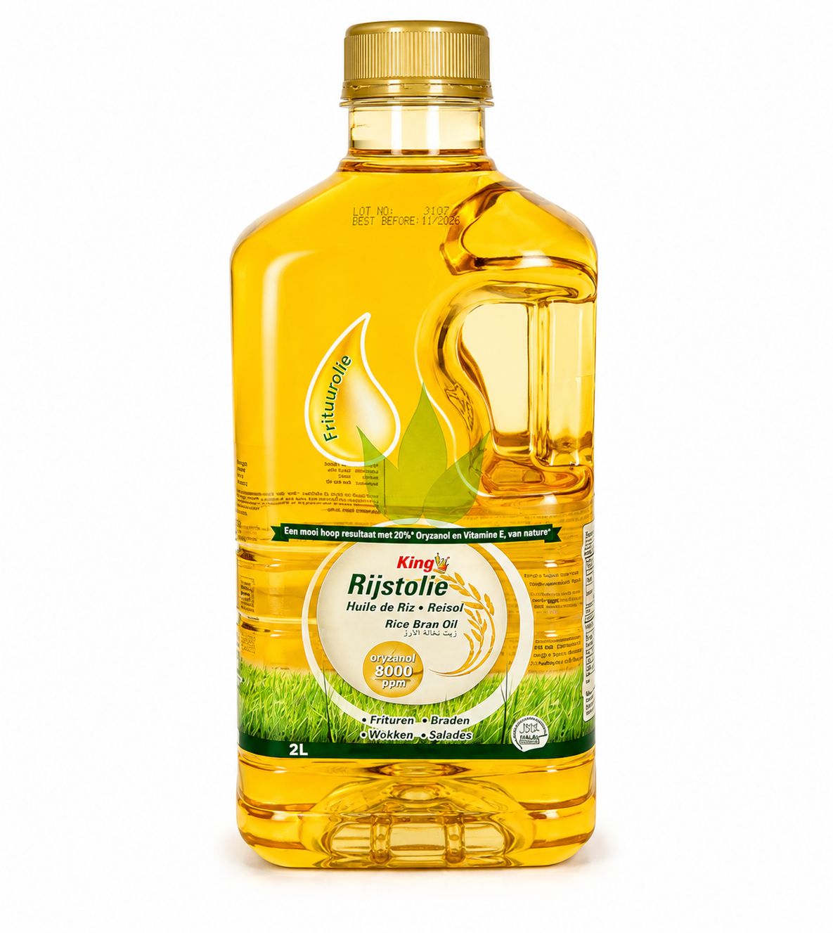 King Huile de son de riz 2 L
