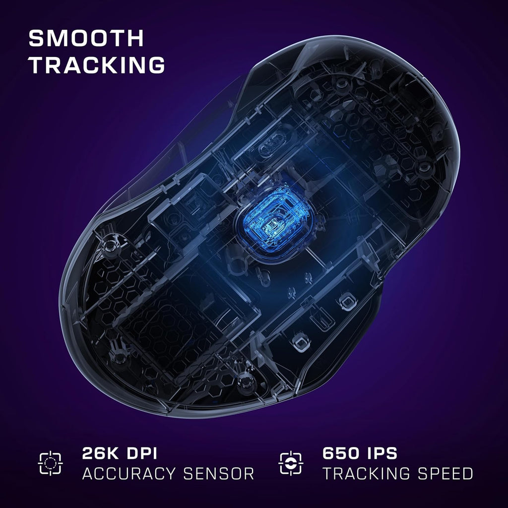 TURTLE BEACH Souris Gaming Sans Fil Kone II Air 2.4GHz & Bluetooth - 26000 DPI, 21 Boutons - Noir