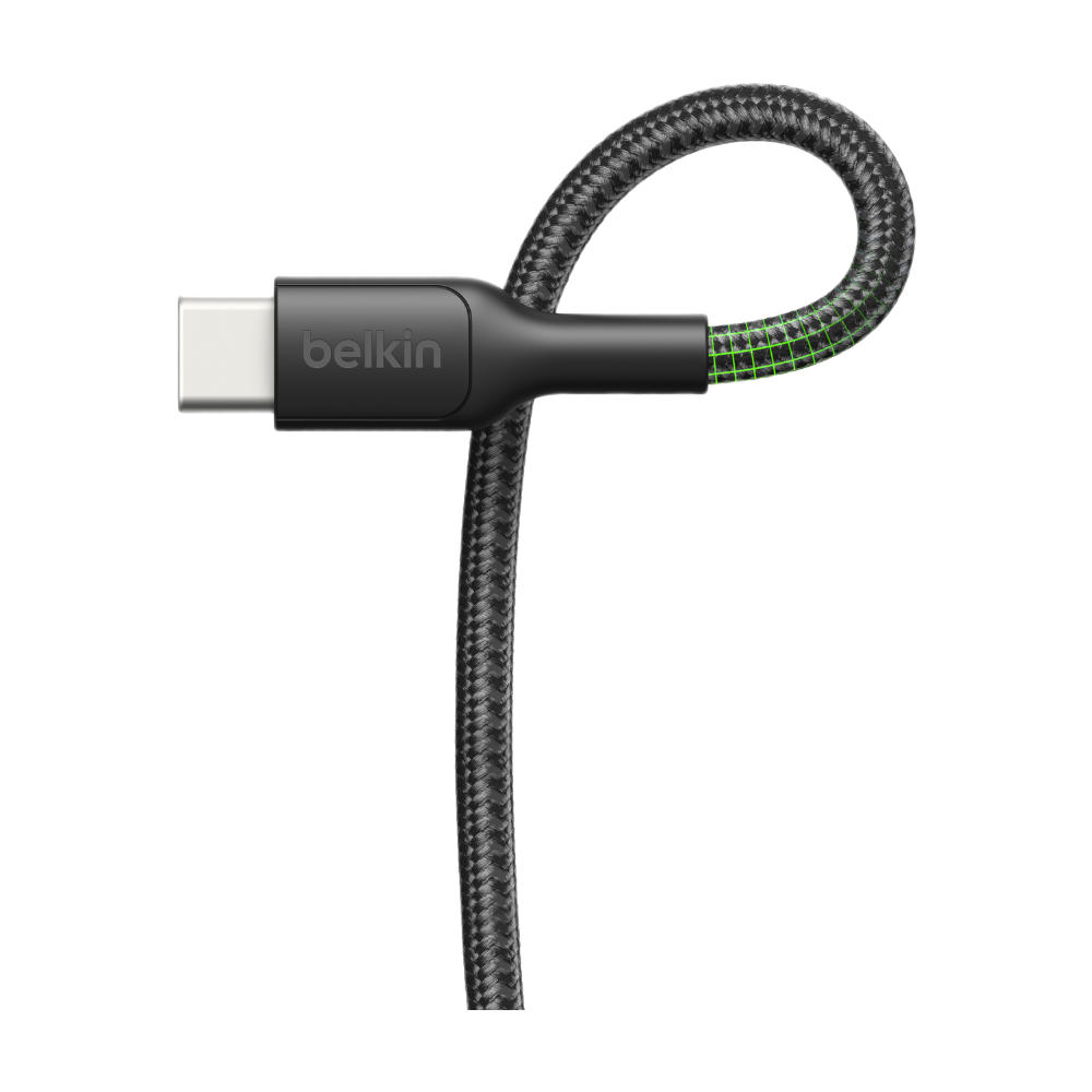 Belkin Gaming câble tressé USB-C vers USB-C 60 W - 2 m
