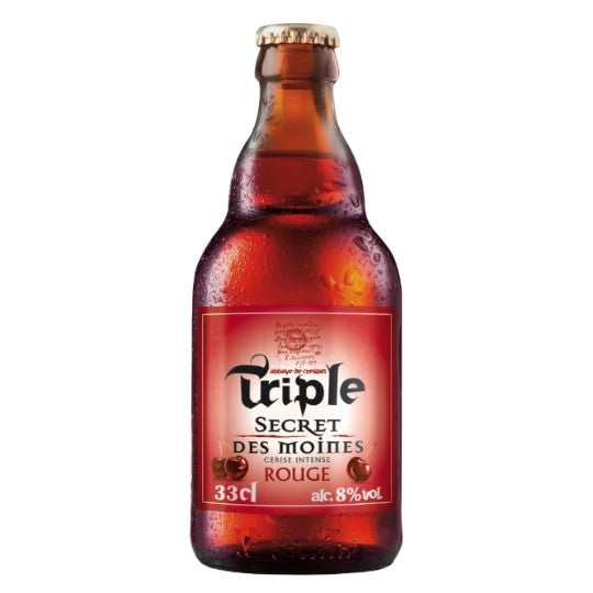 TRIPLE SECRET DES MOINES Bière rouge aromatisée Cerise Intense 8 % - 33 cl