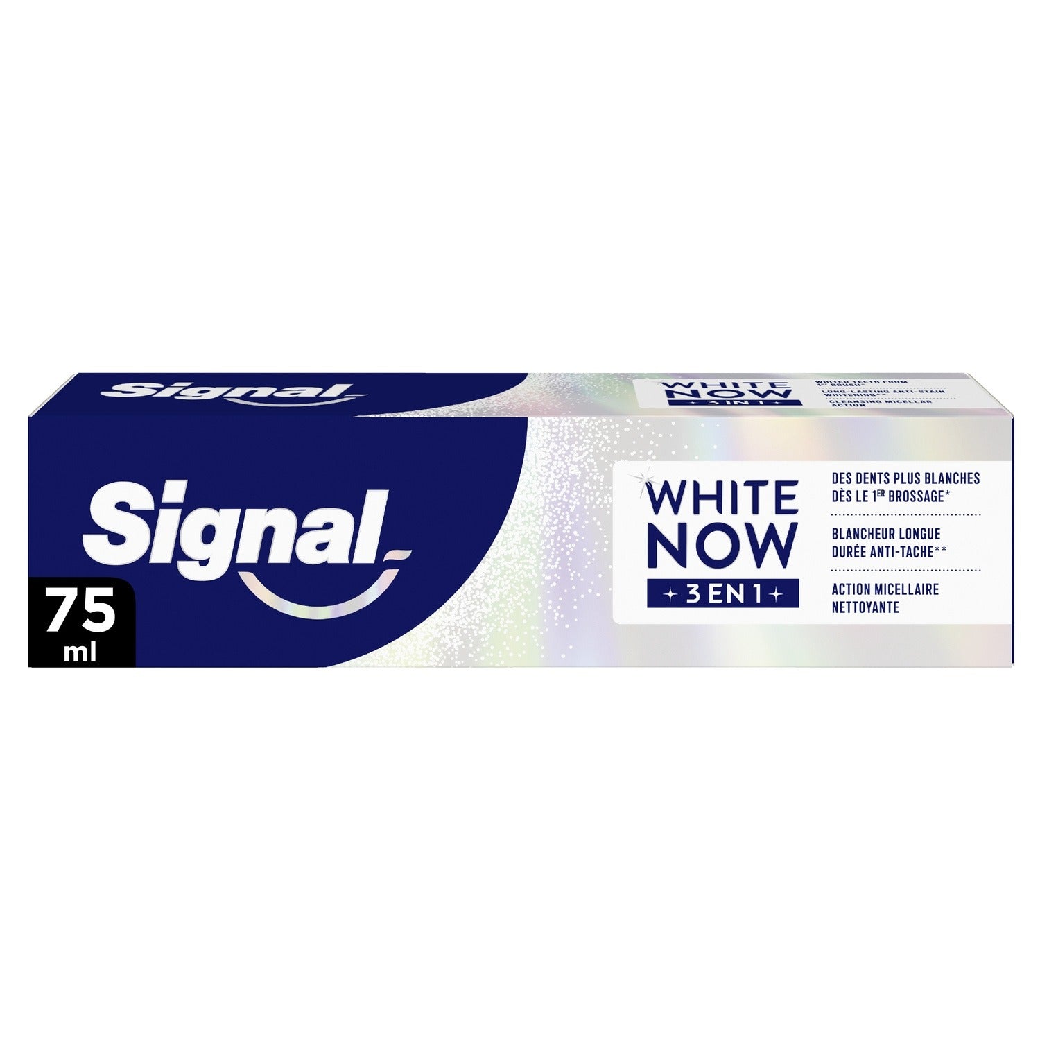 Signal Dentifrice White Now 3-en-1 Blancheur, 75 ml