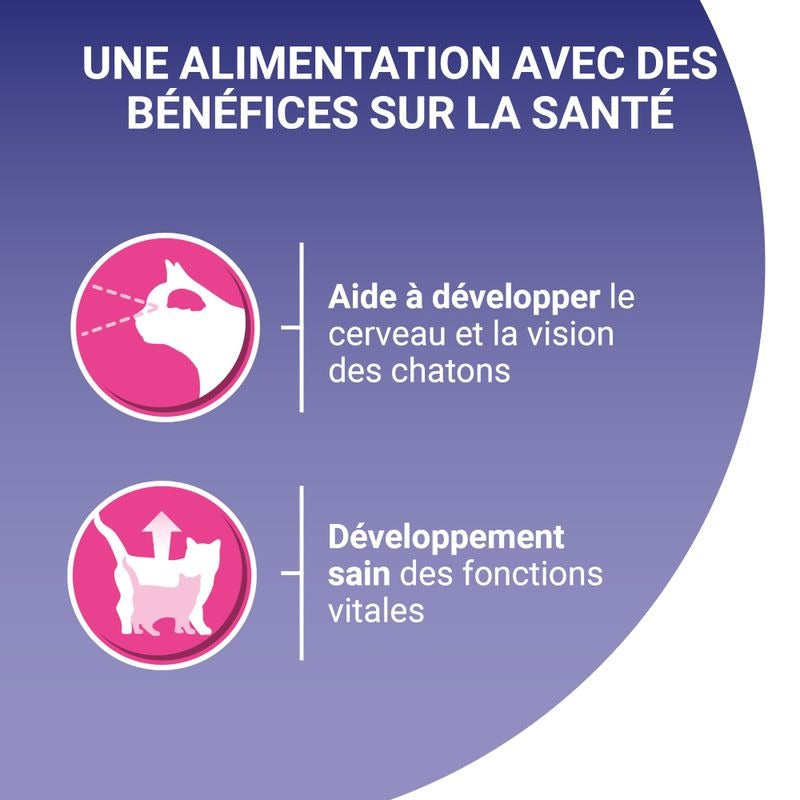PURINA ONE Junior Croquettes pour Chaton (1 à 12 mois) Riche en Poulet 1,5kg