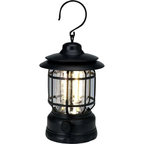 Redcliffs Outdoor Lampe de camping rechargeable USB - Noir
