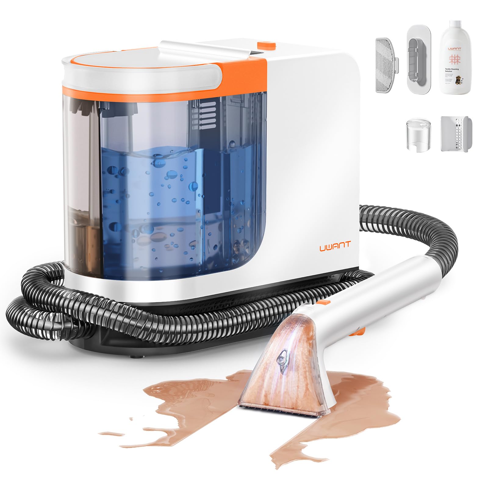 UWANT B200 SE Nettoyeur de tapis 12 000 Pa 69 dB avec technologie de moteur magnétique flottant