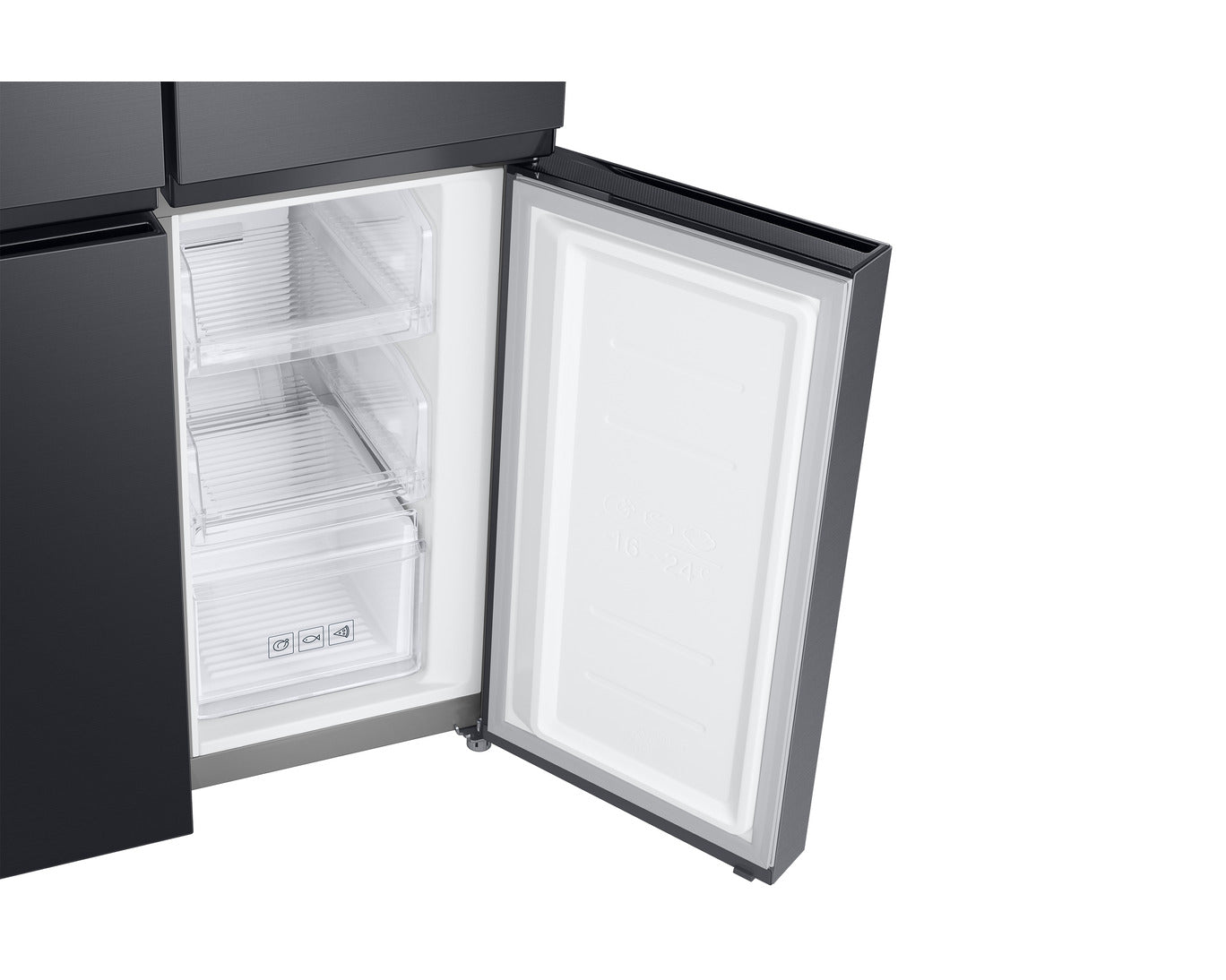 SAMSUNG Réfrigérateur Américain RF48A401EB4 488 L Classe E Noir