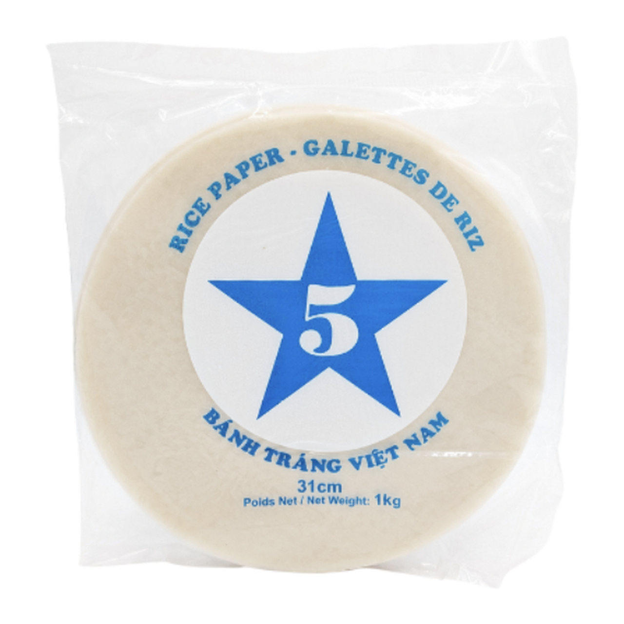 5 ÉTOILES Galette de riz 31 cm - 1 kg