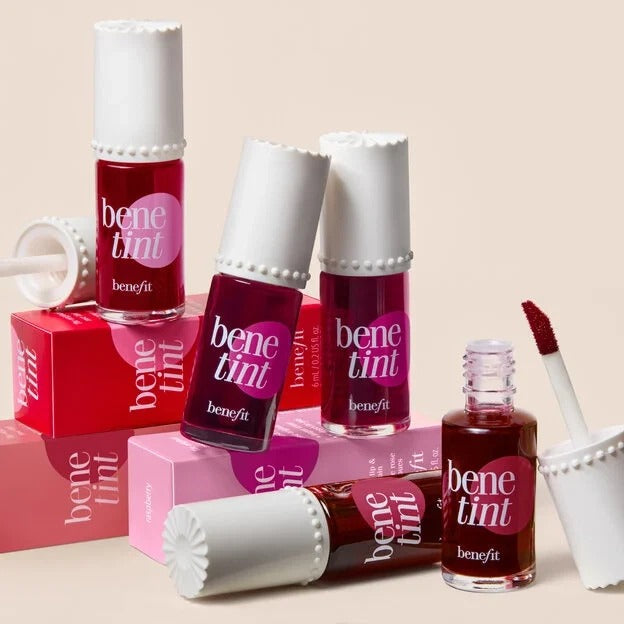 BENEFIT Lip & Cheek Stain Trio Set 6ml*3 (Benetint+Posietint+Gogotint)