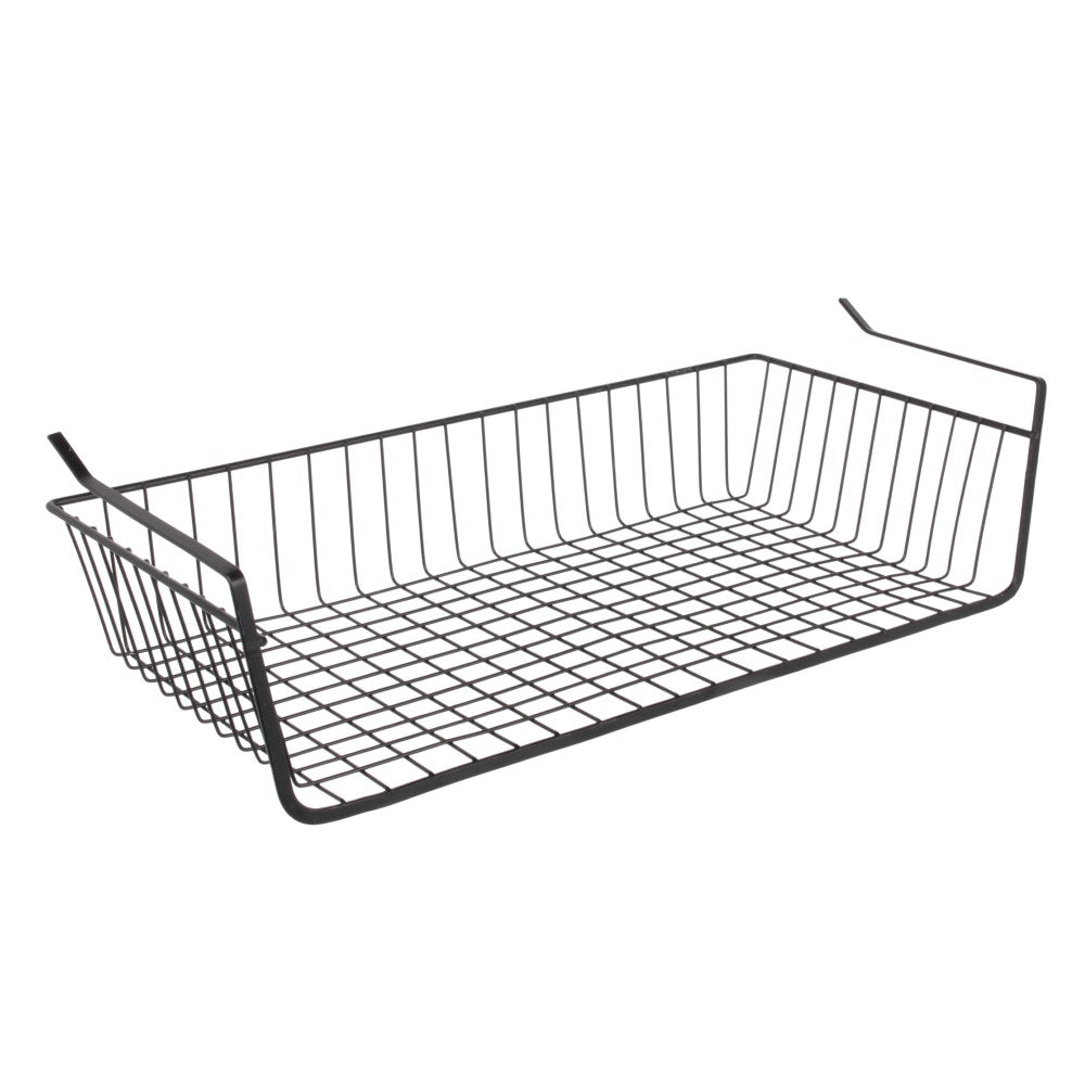JE CHERCHE UNE IDEE Panier sous étagère en fil métallique