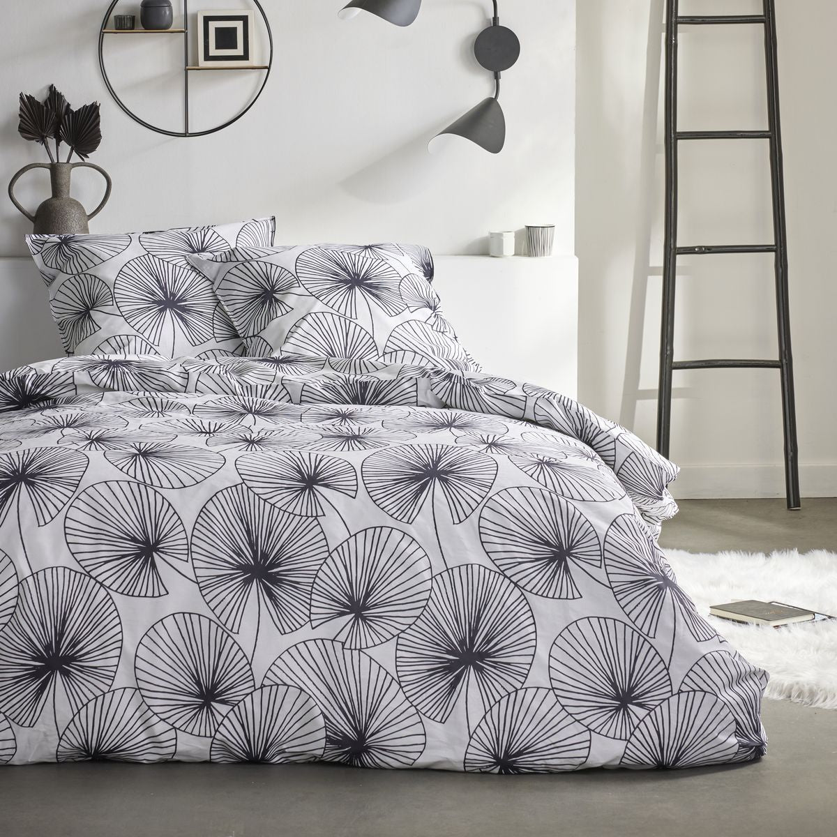 TODAY Parure de lit double en coton 57 fils, Soleil, 0,14