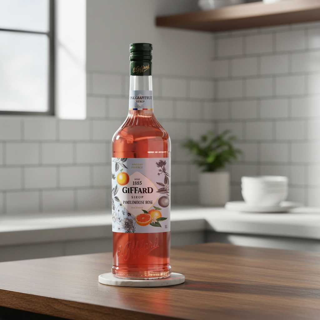 GIFFARD Sirop pamplemousse rose pur sucre - 1 L