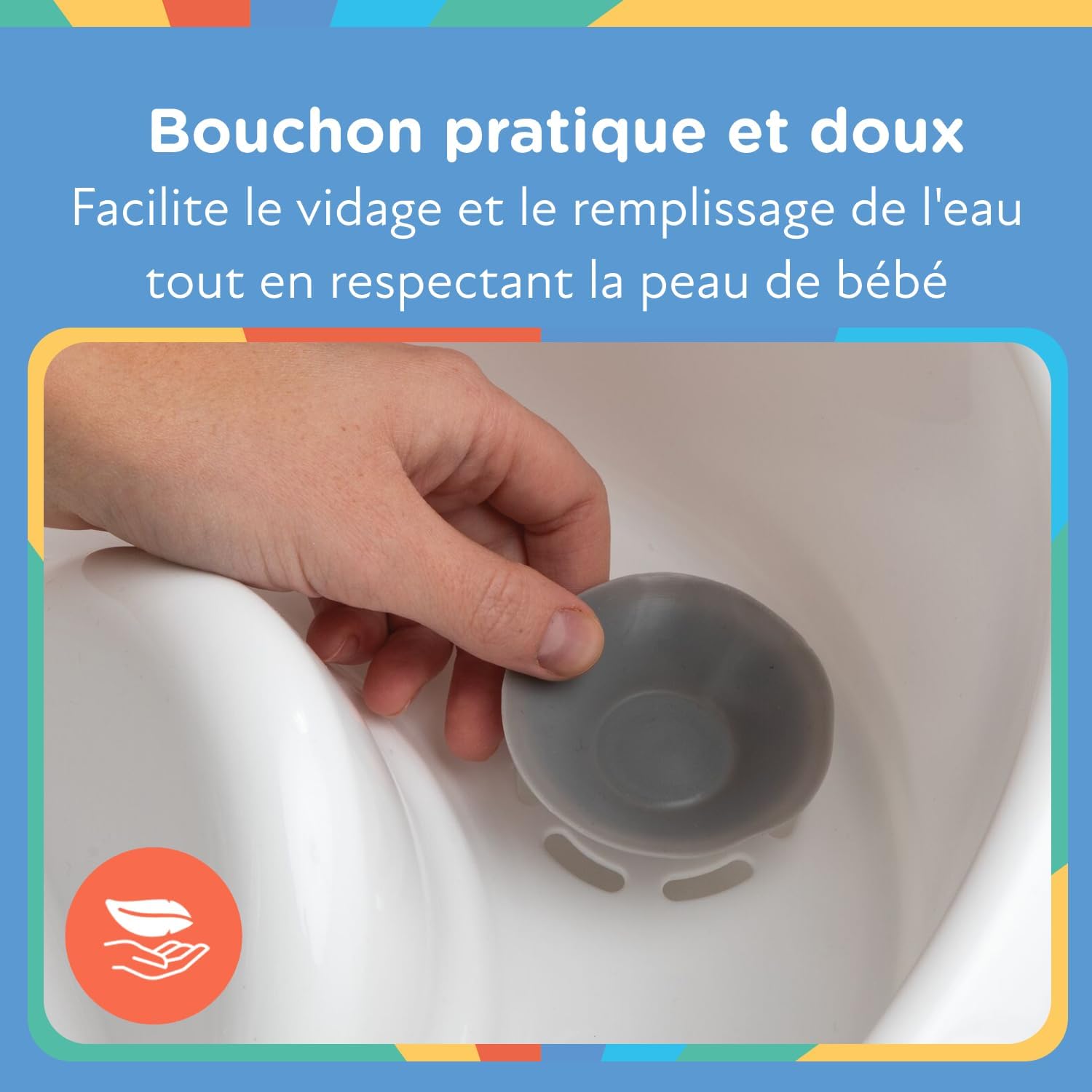 Nuby Baignoire pour bébé Assise grise
