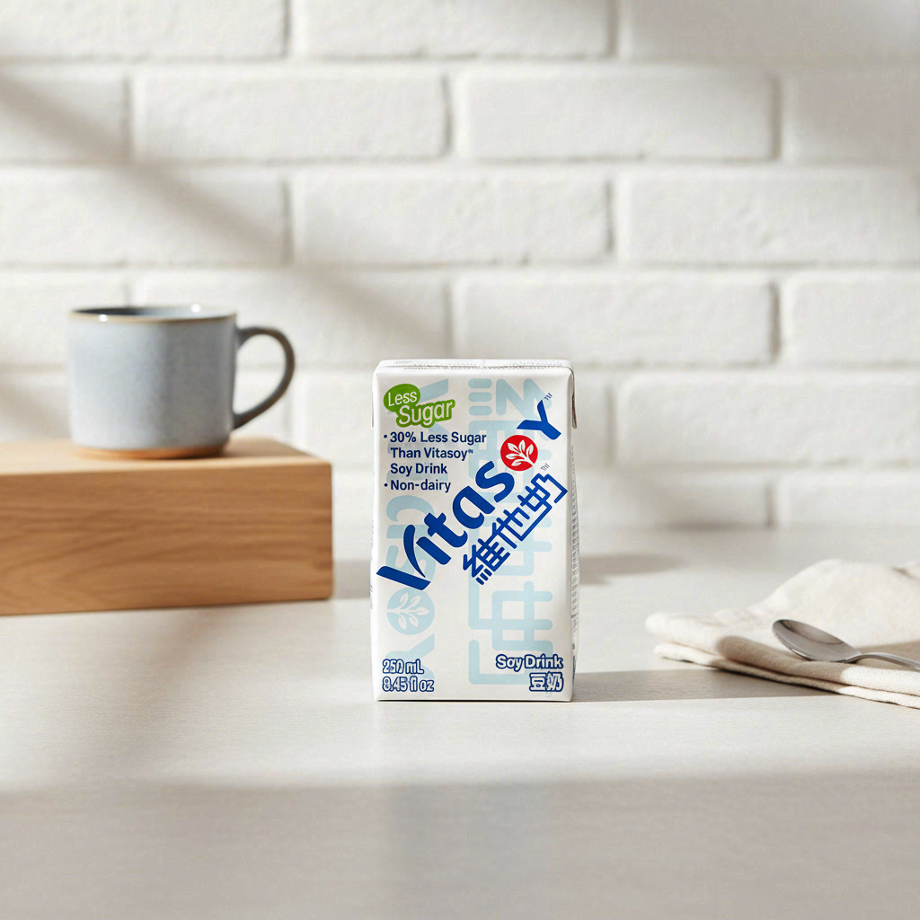 Vitasoy Lait de soja avec moins de sucre - 6 x 250 ml
