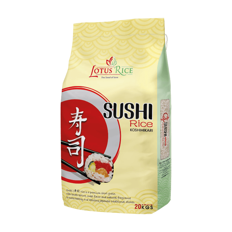 LOTUS Riz rond pour sushis 20 kg