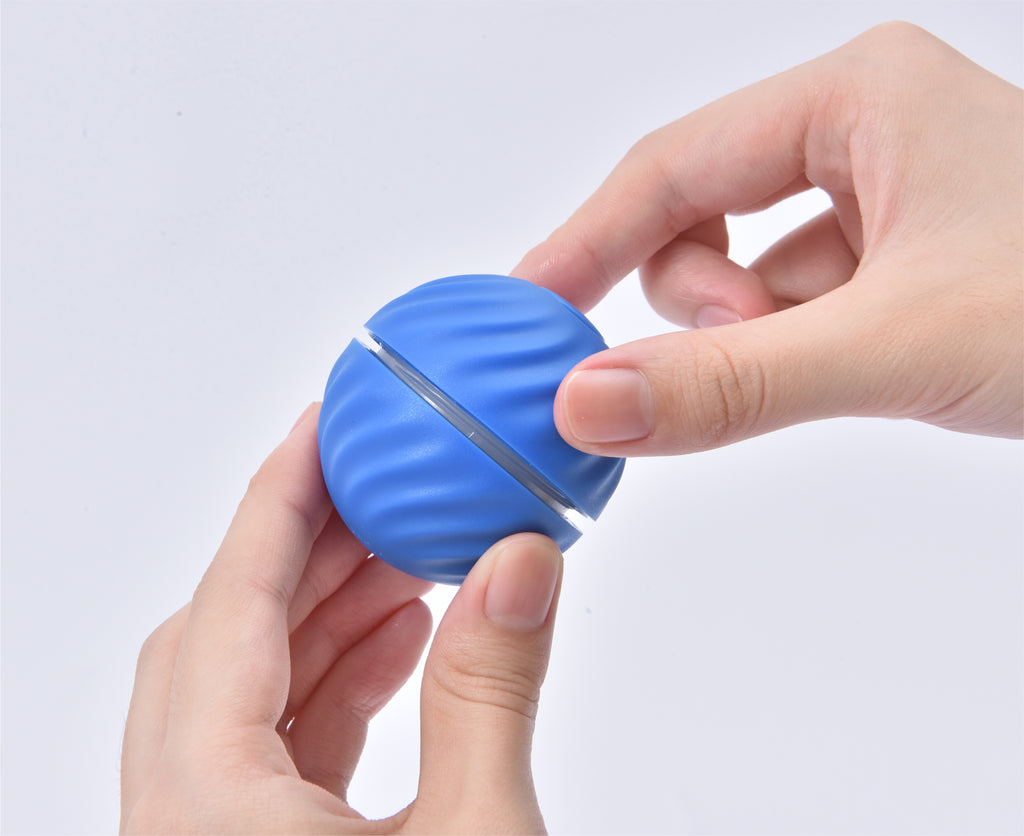 PETGRAVITY Balle rebondissante intelligente pour chien de taille moyenne - Bleu
