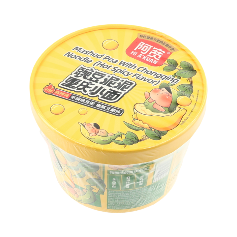 Bai Jia Nouilles style Chongqing épicées piquantes sauce crémeuse aux pois 105 g