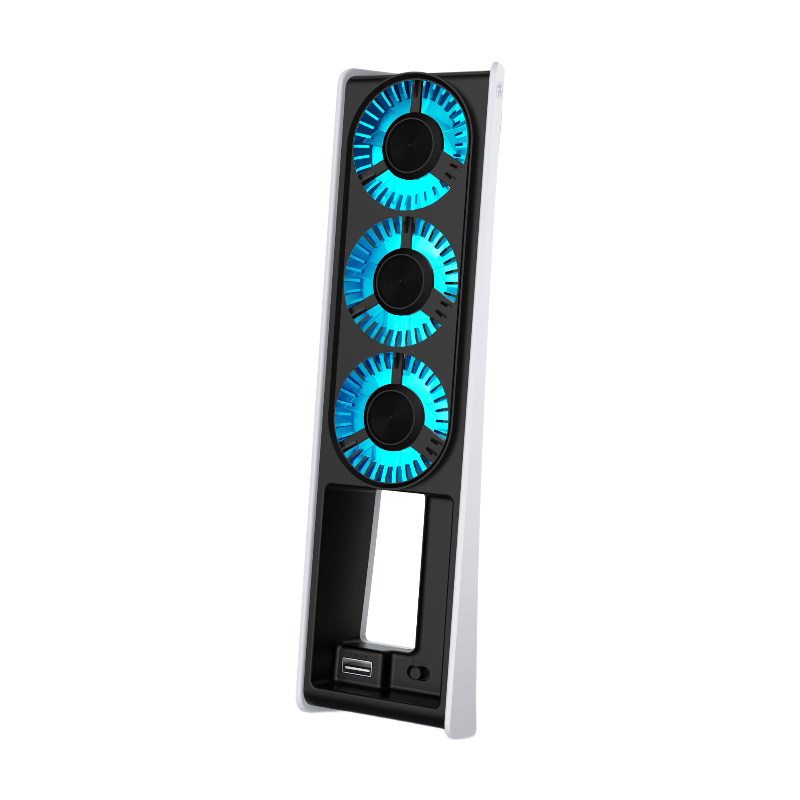 AKUMA VENTILATEUR CYBER W02 LED pour PS5 SLIM avec PORT USB