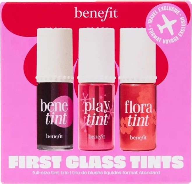BENEFIT Lip & Cheek Stain Trio Set 6ml*3 (Benetint+Posietint+Gogotint)