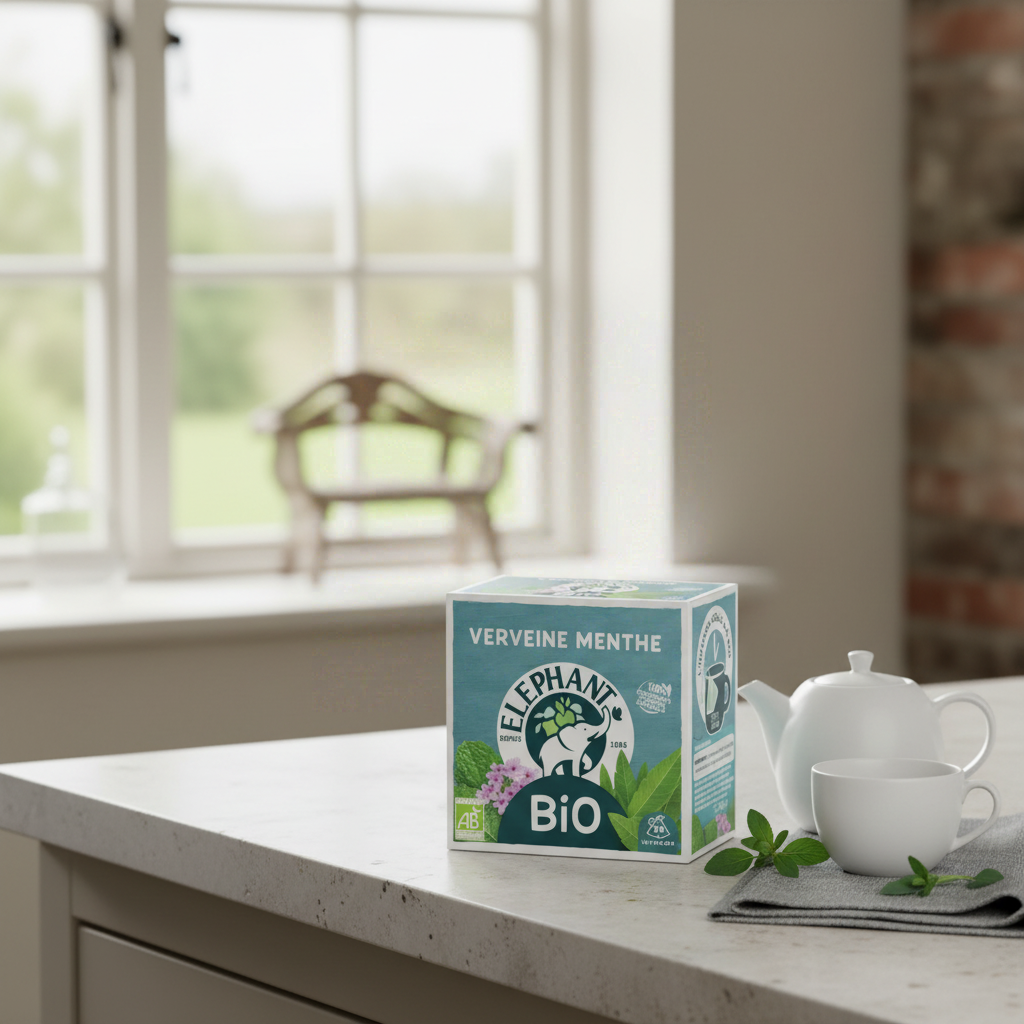 ELEPHANT Infusion Verveine menthe Bio 20 sachets
