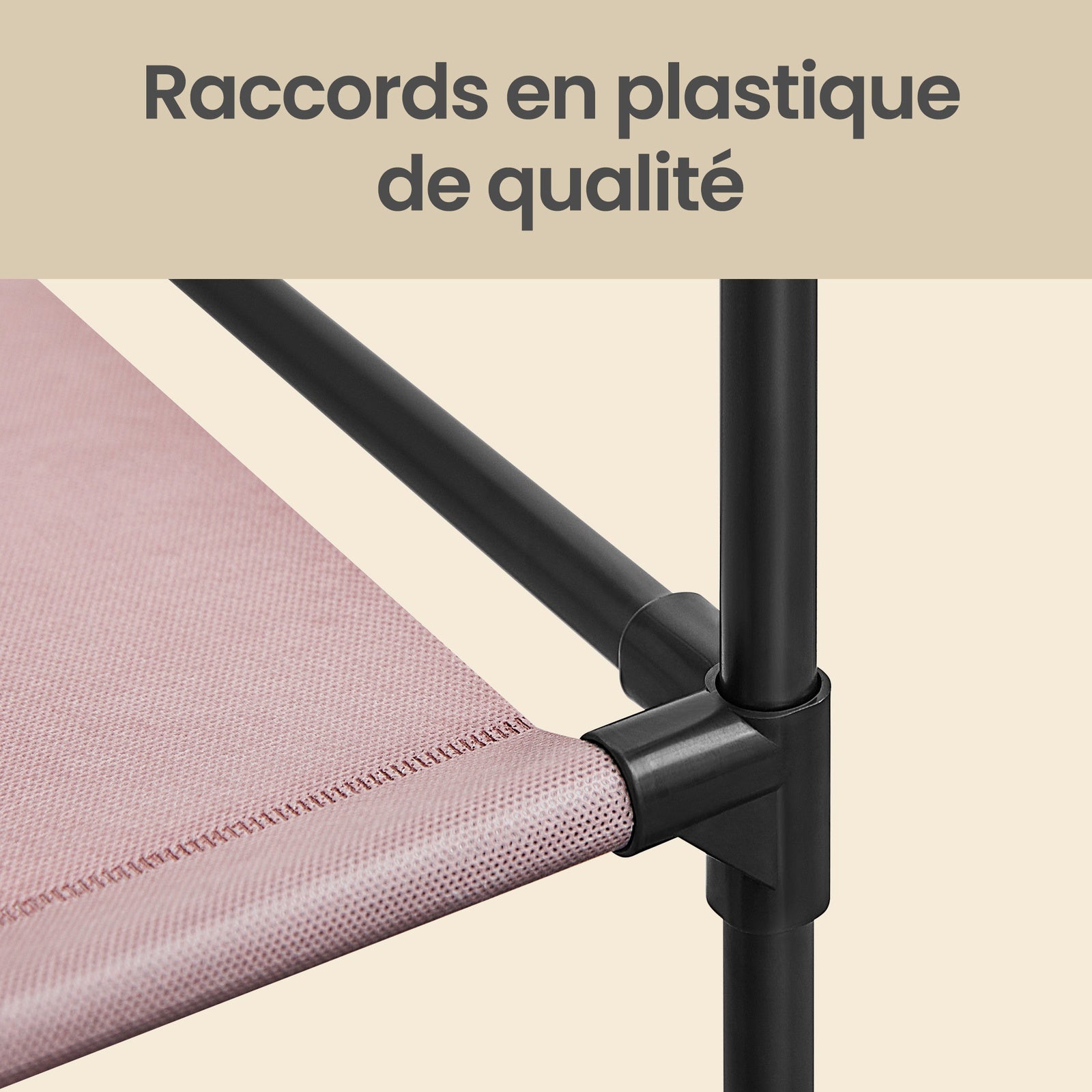 JOYFURNOS Armoire de dressing, armoire portable pour chambre, tringle à vêtements avec housse en tissu, organisateur de rangement pour vêtements, 150 x 45 x 175 cm, violet