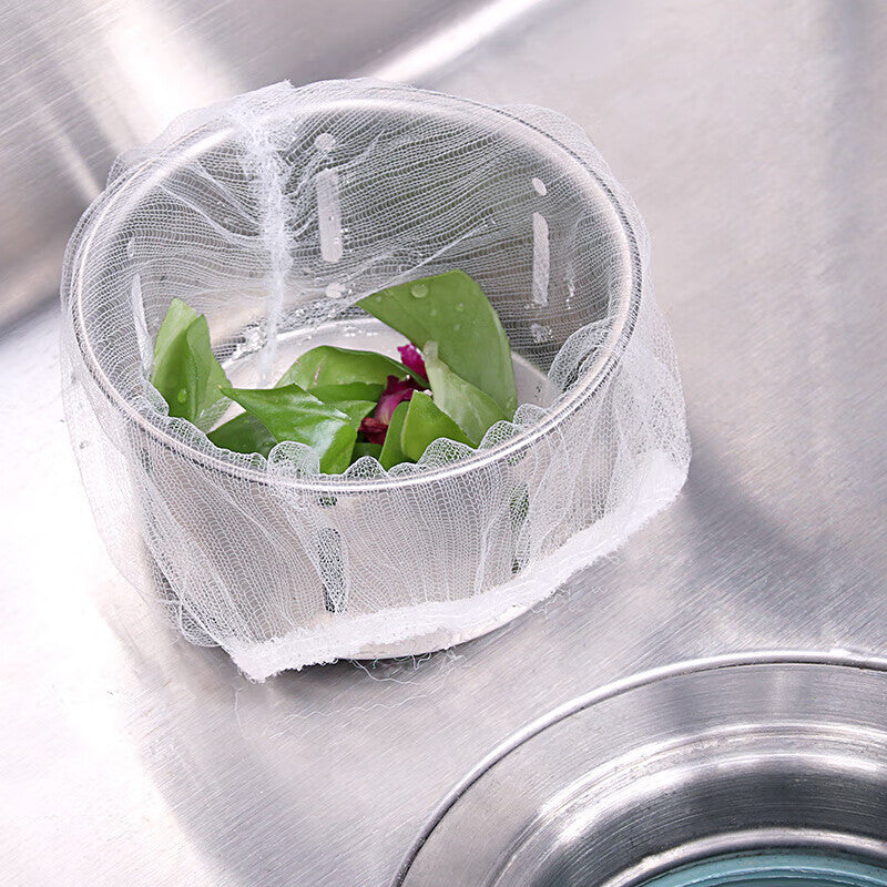 Bai Jie Lot de 200 poches filtrantes pour évier de cuisine