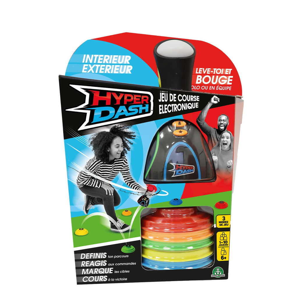 HYPER DASH Hyper Dash, Jeu de courses et réflexes, Intérieur et extérieur, Solo ou Multijoueurs, Pour les enfants à partir de 6 ans, HYP00