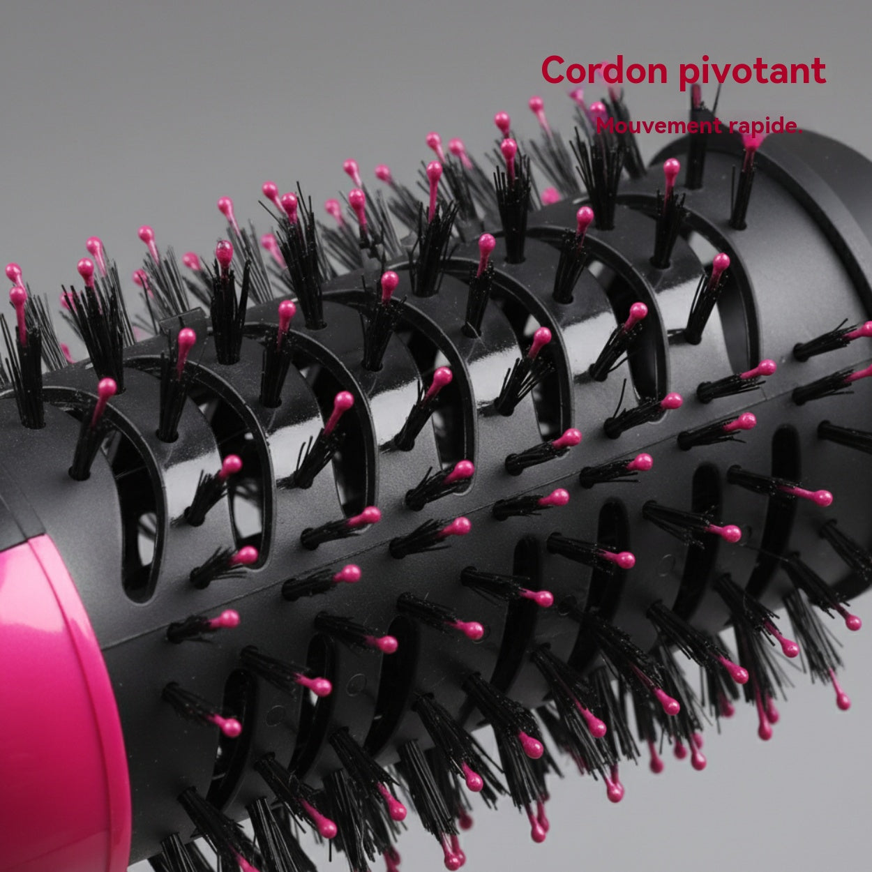RAF Brosse soufflante 750 W, sèche-cheveux et volumisant en 1 étape, coiffante chauffante à échauffement rapide, pour femmes, coiffage lisse, effet salon à domicile