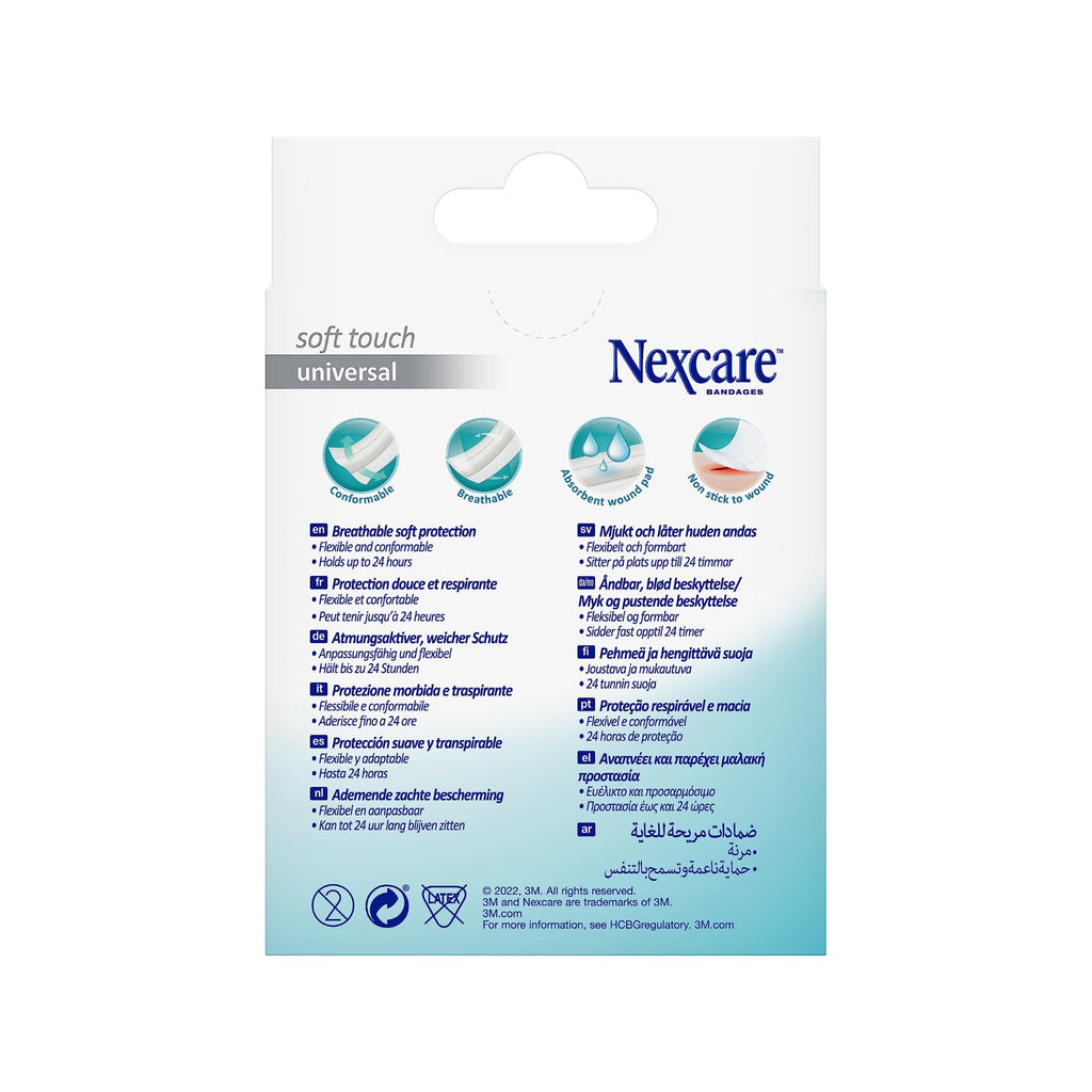 NEXCARE™ Pansement universel Soft Touch, 1 m x 8 cm, 1 boîte