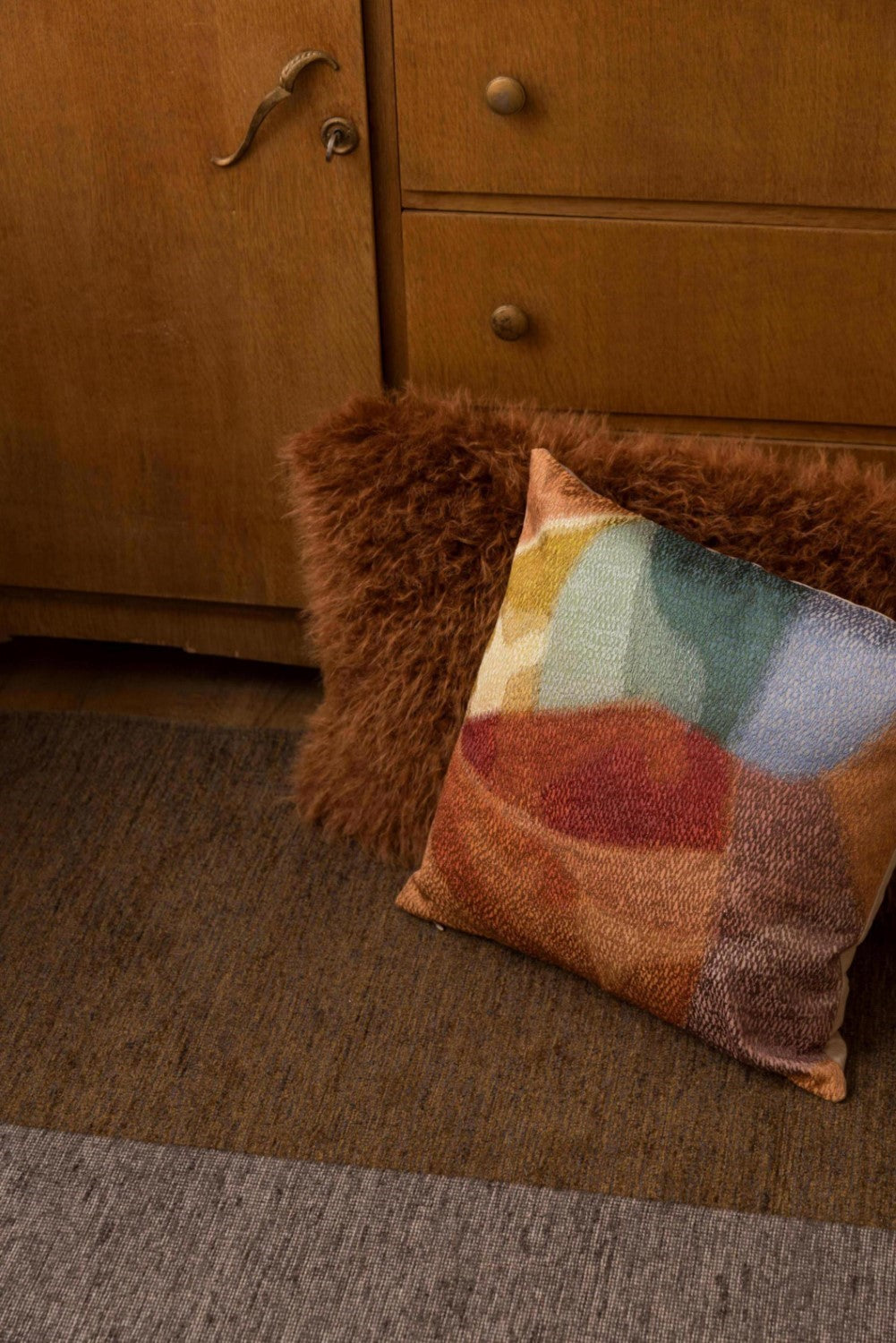 Vivaraise NEVIO HOUSSE DE COUSSIN BRODE MULTICO