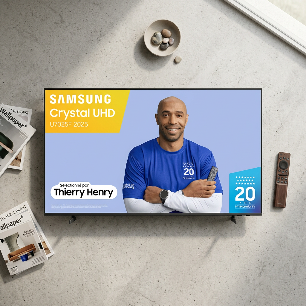 Samsung TV TU65U7025F 65" 4K Crystal UHD