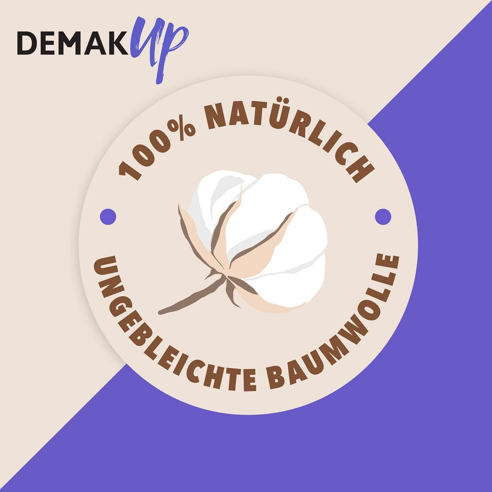 DEMAK-UP Original Disques de Coton 100 % Pur Coton Lot de 105