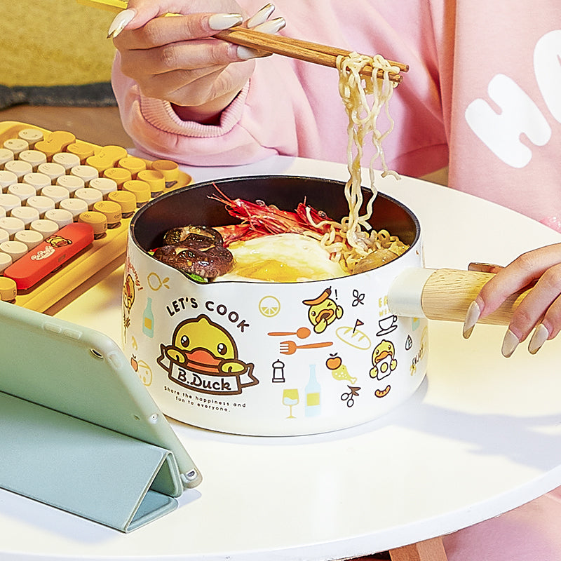 COOKER KING x B.DUCK Casserole à sauce Antiadhésive Anti-débordement Tous feux 16 cm