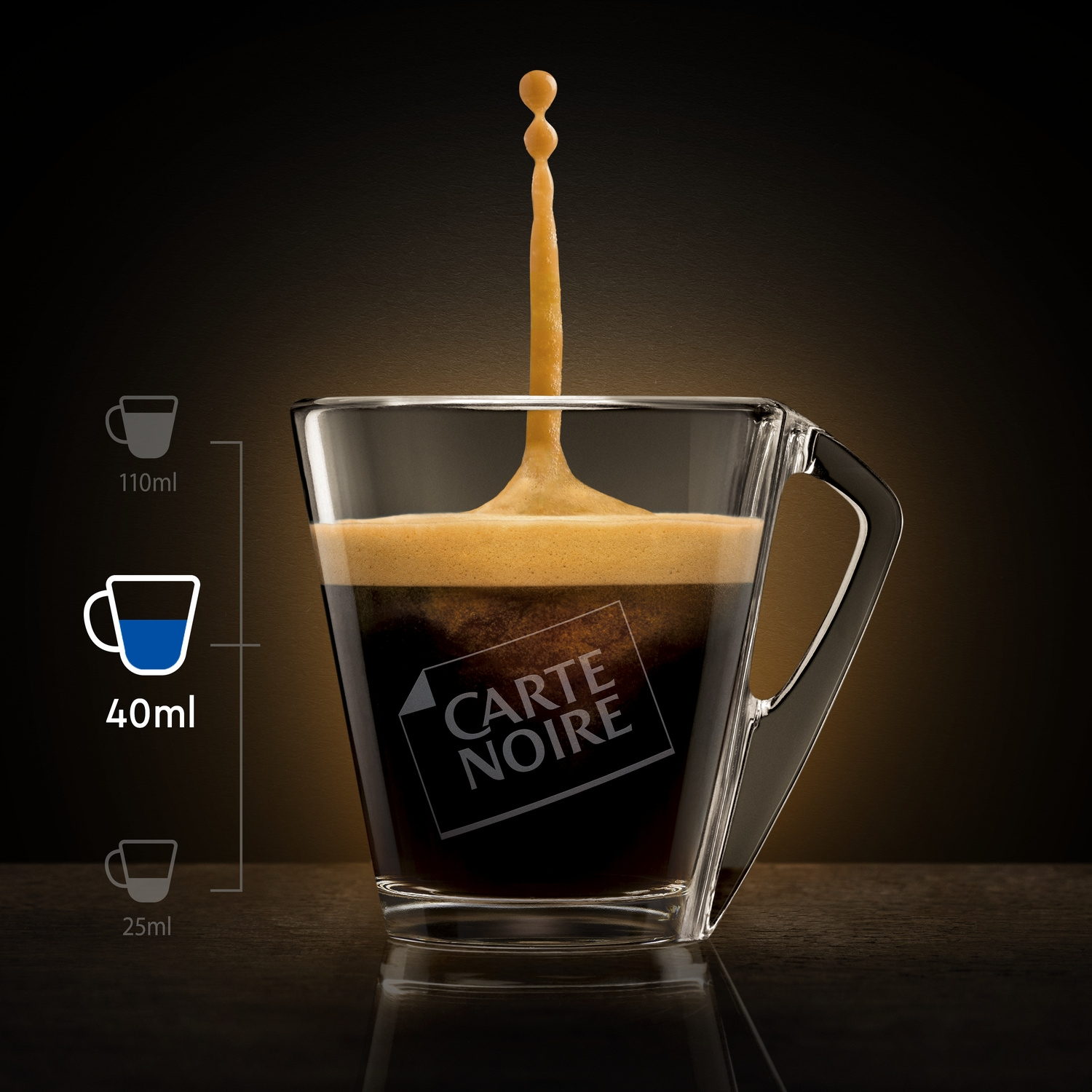 CARTE NOIRE Café espresso décaféiné n° 5 - 10 capsules en aluminium