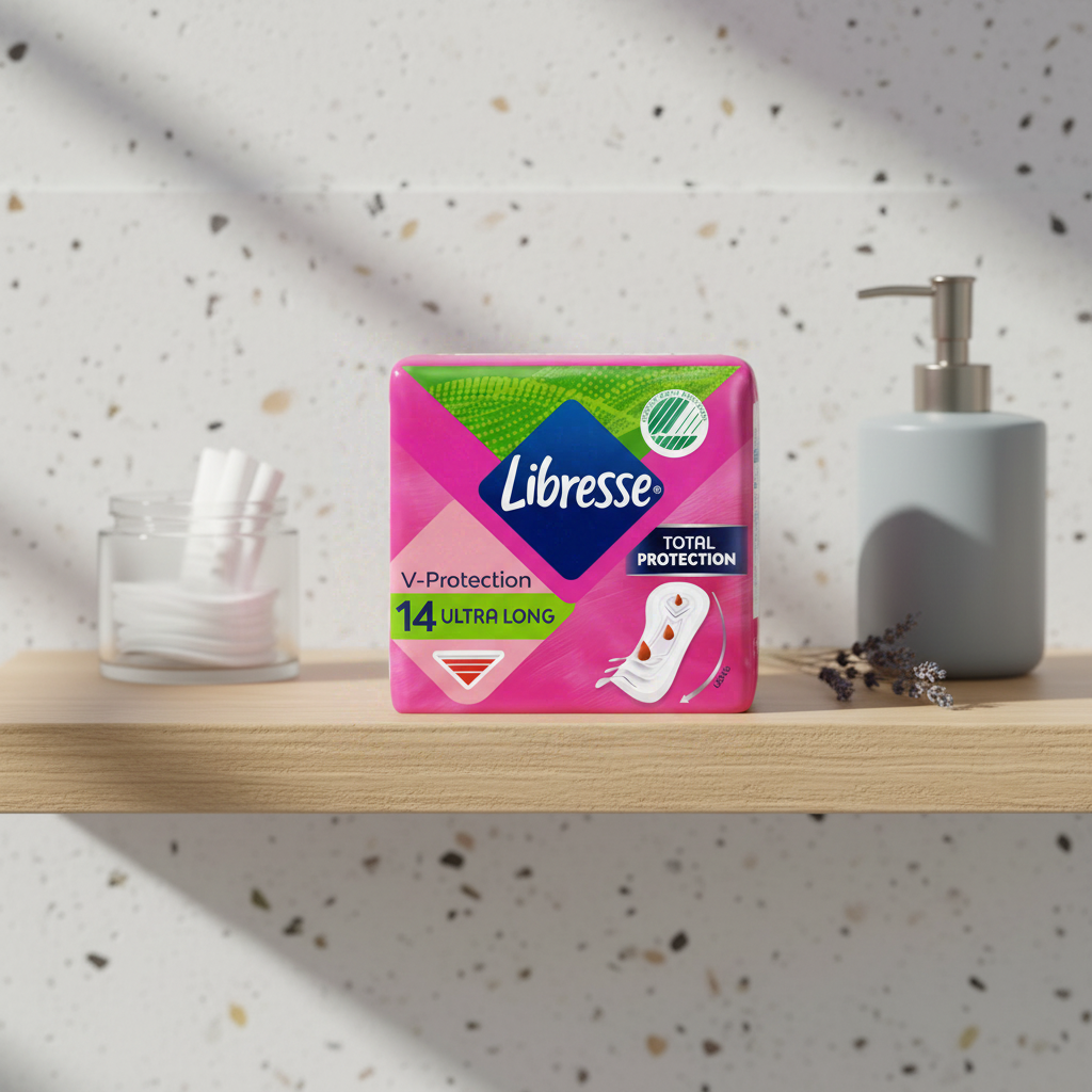 LIBRESSE Serviettes hygiéniques invisibles Super - Lot de 14 serviettes