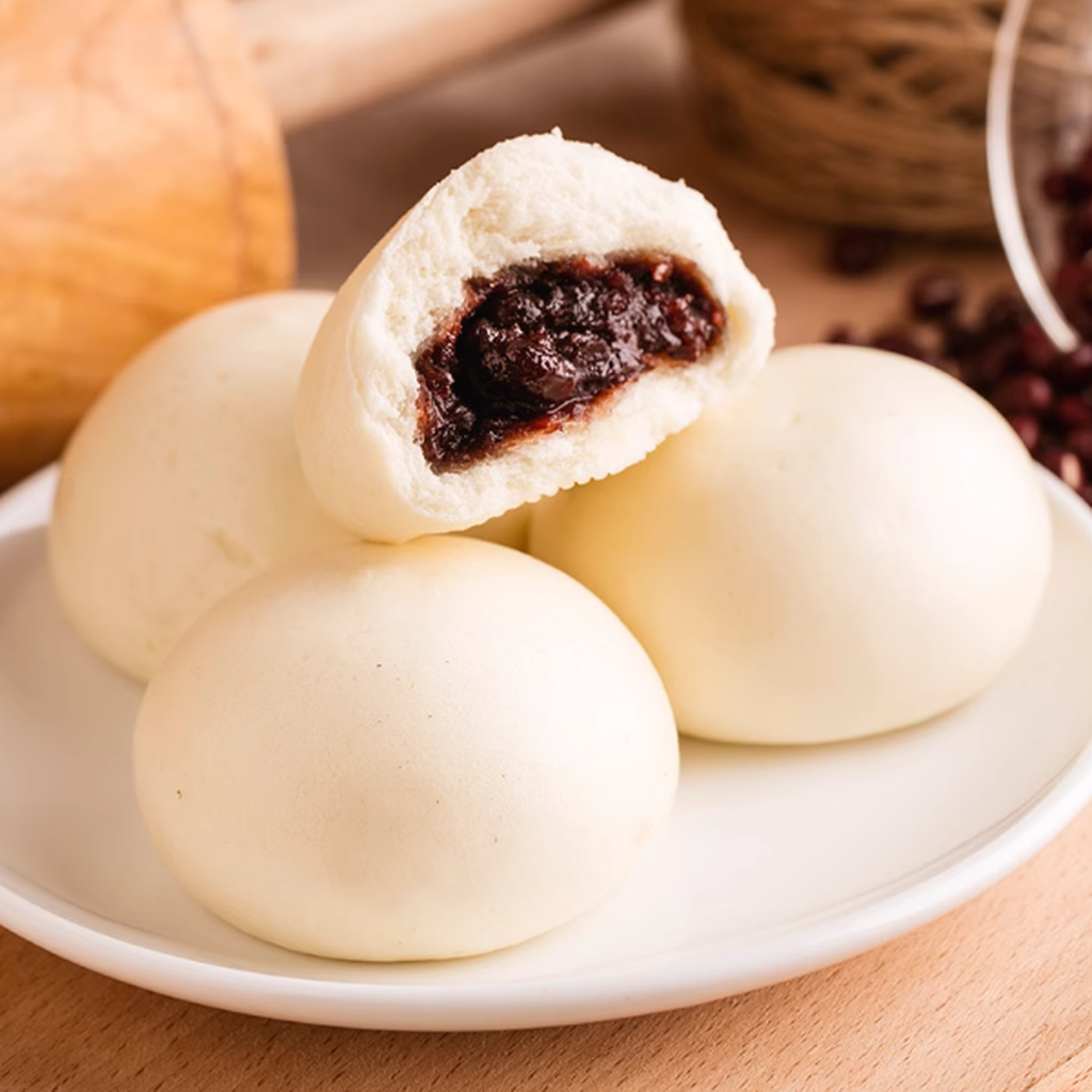 FRESHASIA Petits pains fourrés à la pâte de haricots 360 g