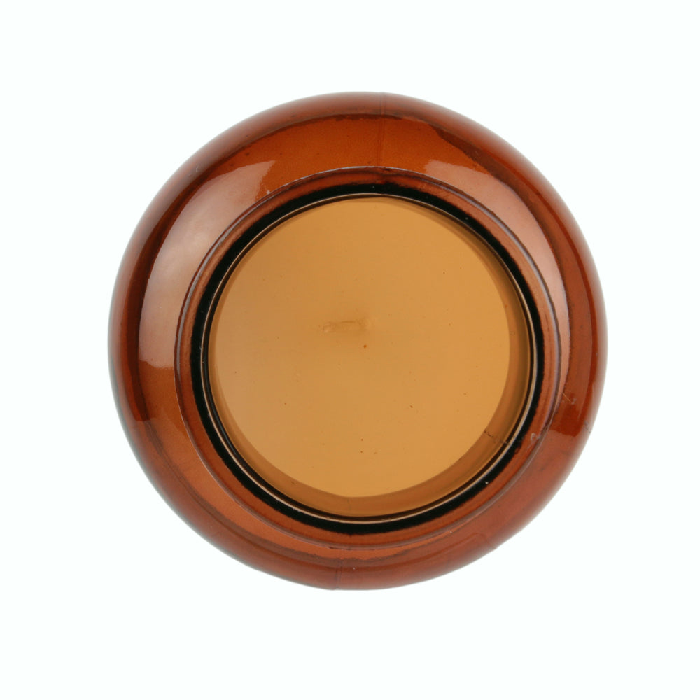 Grande Bougie Ambre Style Apothicaire XL 14,5 x H25,5 cm