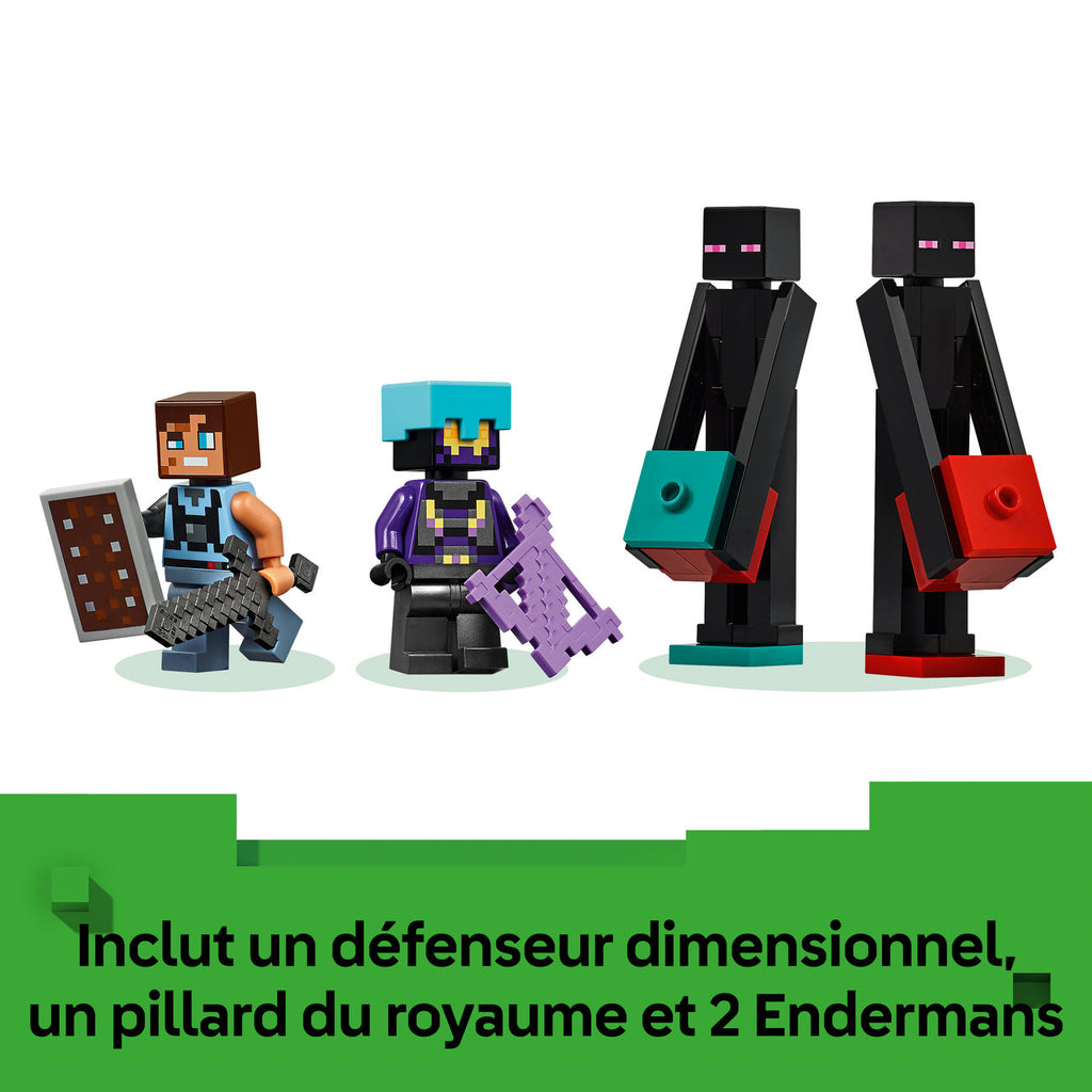 LEGO Minecraft : La Tour et la Forteresse Enderman 21279 (867 Pièces)